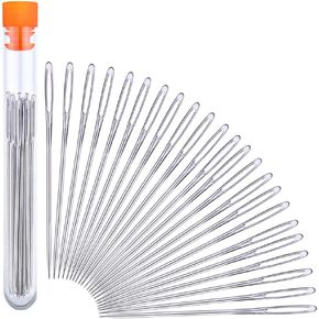 JNENERY 23 PCS Large Eye Sewing Needles, 2.36in Sewing Sharp Needles in Kuwait