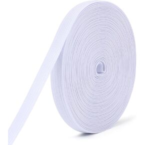 XKDOUS Elastic Band for Sewing, 1/4 Inch 11 Yards,White in Saudi Arabia