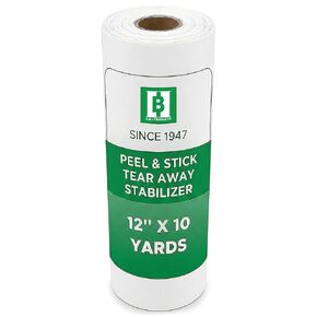 HBI Peel & Stick Tear Away Embroidery Stabilizer Roll, 12 in x 10 yd in Saudi Arabia