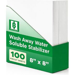 HBI Wash Away Water Soluble Embroidery Stabilizer Roll, 12 in x 25 yd in Kuwait