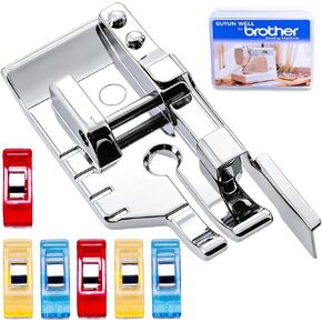 1/4 inch Snap On Foot w/Guide Quarter Inch Foot Quilting Patchwork Presser Foot for Brother,Singer,Janome,Kenmore,Babylock Etc Sewing Machines in Kuwait