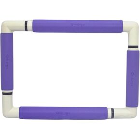 Nurge Plastic Snap Frame Extension Bars - Enlarge Embroidery Hoops & Needlepoint Stretcher Bars - Mix & Match to Create Custom Large Sizes for Sewing Supplies & Quilting 7" Lilac in Kuwait