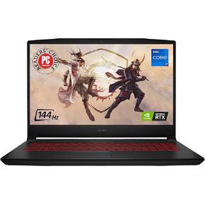 MSI Katana GF66 15.6" 144Hz 3ms FHD Gaming Laptop: Intel Core i5-11400H RTX3050 8GB 512GBNVMe SSD Win10 - Black in Kuwait