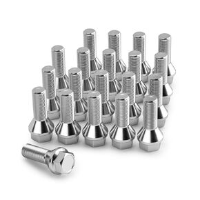 KSP M12X1.25 Wheel Studs Lug Nuts, Pack 20 pcs Shank Length 28mm Conical Seat 60 Degree Lug Bolts for 2015-2018 J-E-E-P Renegade, 2018-2019 Compass, 2014-2019 Cherokee and More Wheel Spacers in Saudi Arabia