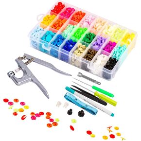 LYNDA Snaps and Snap Pliers Set, 360 Sets T5 Plastic Buttons for Sewing and Crafting in Kuwait
