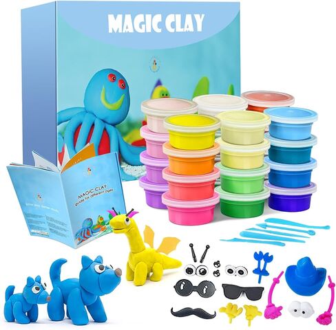 Modeling Clay Kit, 24 Colors Air Dry Clay in Kuwait