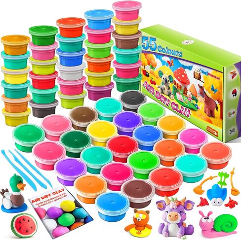 Modeling Clay Kit, 24 Colors Air Dry Clay in Kuwait