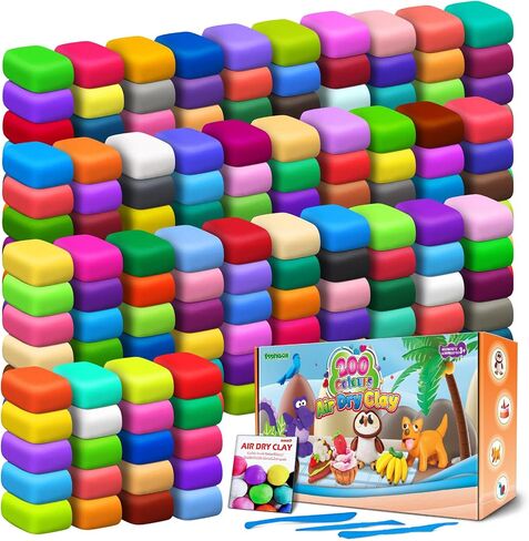 ESSENSON Air Dry Clay, 200 Colors, Ages 3-12 in Kuwait