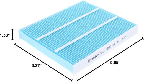 Bosch Automotive Bosch 6091C HEPA Cabin Air Filter for Buick;Cadillac;Chevrolet:Blazer,Bolt EV,Camaro,Cruze,Equinox,Impala,Malibu,Silverado,Sonic, Traverse,Volt;GMC:Acadia,Sierra,Terrain,1Count(Pkof1) in Kuwait