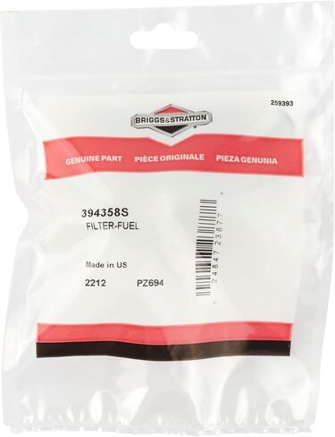 Briggs & Stratton OEM 394358S 394358 75 ميكرون فلتر وقود, 1 in Kuwait
