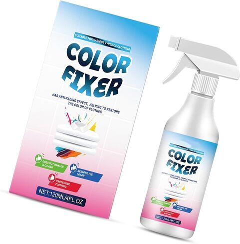 Color Protections Fixer for Delicate Textiles Prevents Dye Bleeding in Machine Hand Wash Safe for Daily Use Liquid Color Fixative in Kuwait