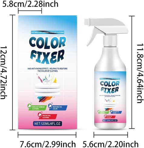 Color Protections Fixer for Delicate Textiles Prevents Dye Bleeding in Machine Hand Wash Safe for Daily Use Liquid Color Fixative in Kuwait