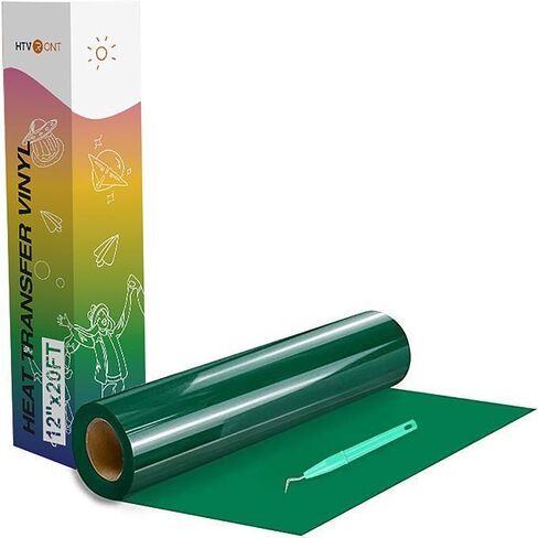 HTVRONT Heat Transfer Vinyl White HTV Rolls, 12" x 20ft in Saudi Arabia