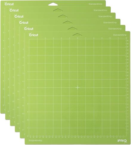 Cricut StandardGrip Adhesive Cutting Mat (12in x12in) - 3 Pack, Green in Saudi Arabia