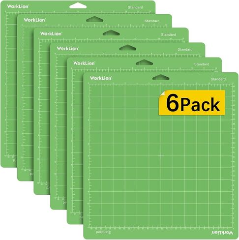 WORKLION Cutting Mat 12x12 Compatible with Maker/Maker 3/Maker 4/Air 2/Explore 3/4, Variety Sticky（Standard,Light,Strong) Vinyl Mat(3Pack) Accessories in Saudi Arabia