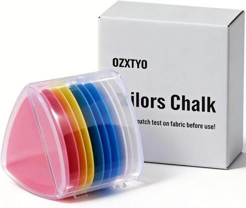 OZXTYO Tailors Chalk 10Pcs,Sewing Chalk for Fabric in Kuwait