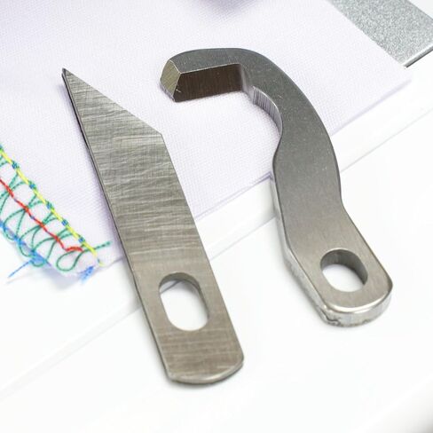 Upper Knife & Lower Knife Set for Brother Sergers (XB0563001 & X77683001) - Fits 1034D, 2034D, PL1500, PL2000, and More in Saudi Arabia