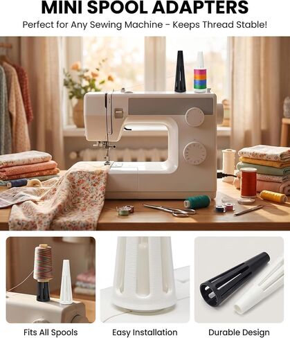 2 Pack 3D Universal Thread Cone Holder for Sewing Machine And Embroidery in Kuwait