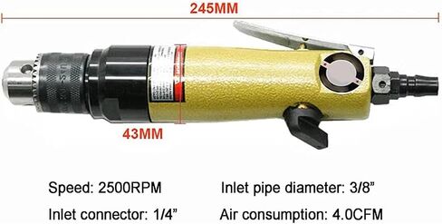 McbeAn Pneumatic Capping Machine, Handheld Bottle Screw Cap Tightener with 5 Capping Head(10-20/20-30/23-36/30-40/40-50mm), Adjustable Speed 2500 RPM, for Wood, Furniture, Carvings, Metal, Walls in Kuwait