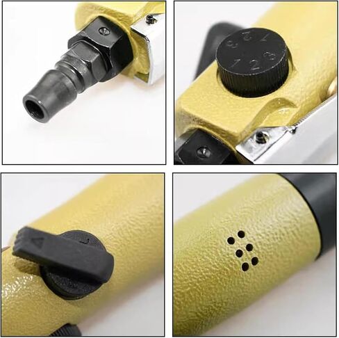 McbeAn Pneumatic Capping Machine, Handheld Bottle Screw Cap Tightener with 5 Capping Head(10-20/20-30/23-36/30-40/40-50mm), Adjustable Speed 2500 RPM, for Wood, Furniture, Carvings, Metal, Walls in Kuwait