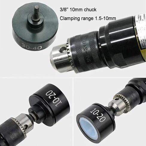 McbeAn Pneumatic Capping Machine, Handheld Bottle Screw Cap Tightener with 5 Capping Head(10-20/20-30/23-36/30-40/40-50mm), Adjustable Speed 2500 RPM, for Wood, Furniture, Carvings, Metal, Walls in Kuwait