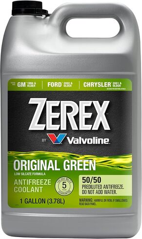 Zerex Original Green Low Silicate 50/50 Prediluted Ready-to-Use Antifreeze/Coolant 1 GA in Kuwait