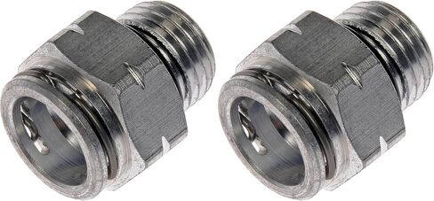 Dorman 800-614 Transmission Line Connector - Tube Size 3/8 - Thread 9/16-18UNF Compatible with Select Models, Black in Kuwait