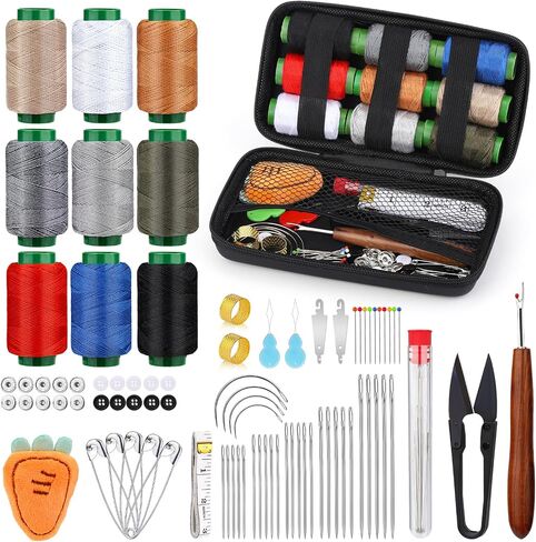 TLKKUE Sewing Kit for Adults, Steel Needles for Hand Sewing in Saudi Arabia