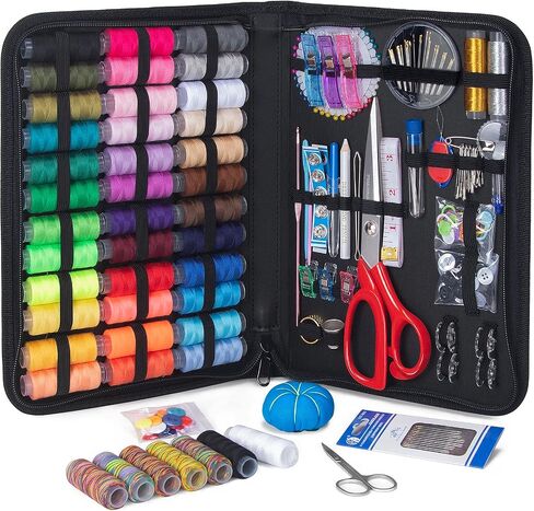 YUANHANG Large Sewing Kit for Adults: 2-Year Supply for Home Hand Mending in Kuwait