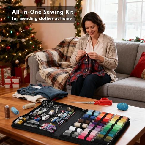 YUANHANG Large Sewing Kit for Adults: 2-Year Supply for Home Hand Mending in Kuwait