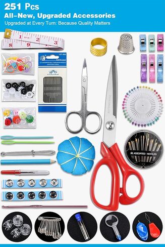 YUANHANG Large Sewing Kit for Adults: 2-Year Supply for Home Hand Mending in Kuwait
