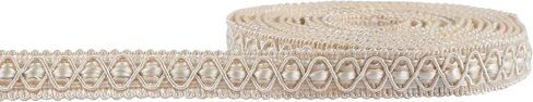 Gimp Braid Trim, 5 Yards 0.59 Inch Fabric Trim, Gold in Kuwait