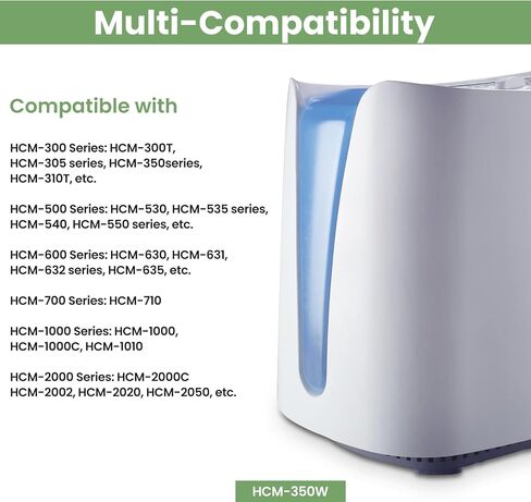 فلتر مرطب طريق المستقبل متوافق مع سلسلة مرطب هانيويل HCM-350، HCM710، HEV312W، فلتر HAC-504، 4 عبوات in Kuwait