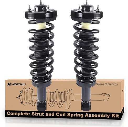 MOSTPLUS Front and Rear Complete Strut Assemblies Shocks Absorbers Compatible for 1998-2003 Ford F-150 Replace 344367 344374 (Set of 4) in Kuwait