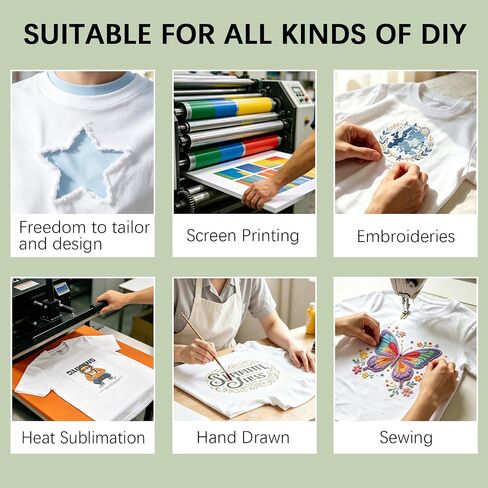 10 Pack Unisex Adult Sublimation Blank White Polyester T-Shirt, Crew Neck Short Sleeve Heat Press Blank Tee for Custom DIY in Saudi Arabia