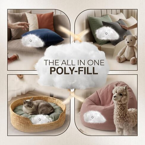 Utopia Bedding Original Polyfill Stuffing, Premium Fiber Fill, 2.5lbs/40oz in Saudi Arabia