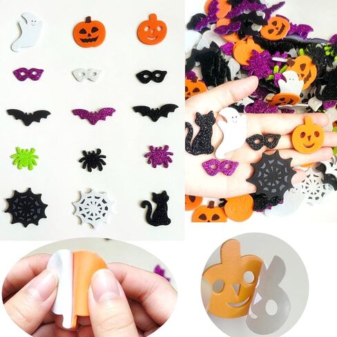 Halloween Foam Stickers Bulk Pumpkin Decorating Craft Set in Kuwait