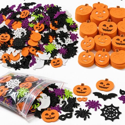 Halloween Foam Stickers Bulk Pumpkin Decorating Craft Set in Kuwait