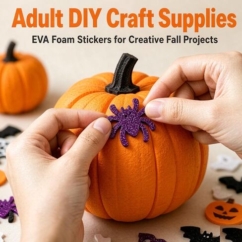 Halloween Foam Stickers Bulk Pumpkin Decorating Craft Set in Kuwait