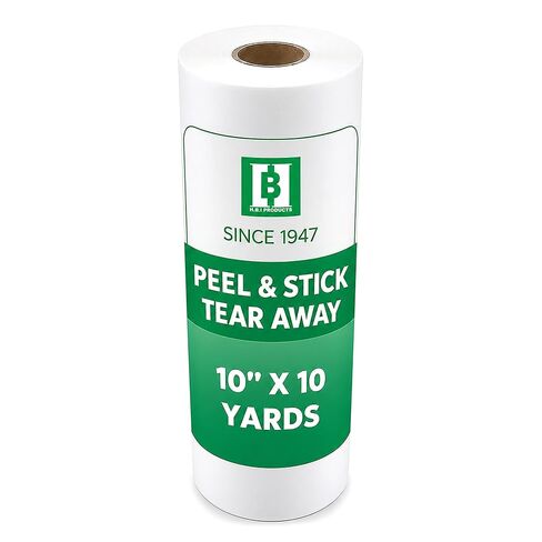 HBI Peel & Stick Tear Away Embroidery Stabilizer Roll, 12 in x 10 yd in Kuwait