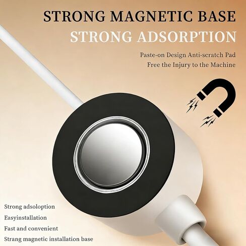 Magnetic Sewing Machine Light - Red Cross-Line Seam Guide with Strong Magnetic Base, Flexible Gooseneck Arm & USB Power, Hands-Free Precision Quilting Light for Straight Stitching in Kuwait