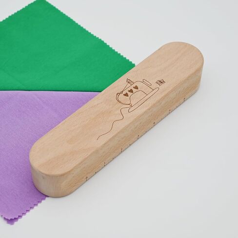 Tailors Clapper for Quilting and Ironing, Hardwood Professional Sewing Pressing Tool for Seam Flattening, Ideal for Setting Fabric Folds and Removing Clothing Wrinkles-9.5 Inches in Kuwait