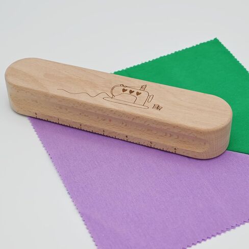 Tailors Clapper for Quilting and Ironing, Hardwood Professional Sewing Pressing Tool for Seam Flattening, Ideal for Setting Fabric Folds and Removing Clothing Wrinkles-9.5 Inches in Kuwait
