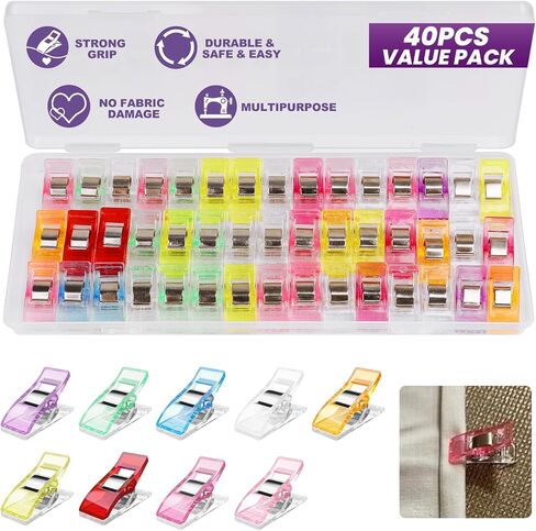 100PCS Sewing Clips with Storage Box in Saudi Arabia