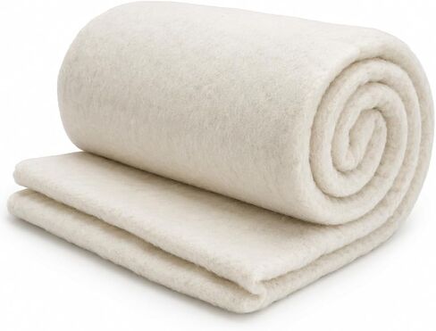 Natural Cotton Quilt Batting 47 x 59 Inches, 150 GSM Lightweight Cotton Batting for Quilting, Sewing, Crafts & DIY Projects in Saudi Arabia