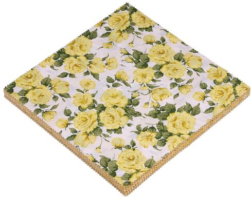 Jelly Rolls for Quilting Clearance 42 Strip 2.5" x 44" - Cotton Jelly Roll Fabric Strips Bundles - for Blanket, Rug, Upholstery, Quilt, Party Home Decor, and DIY Crafts (Sweet Garden) in Kuwait