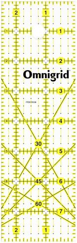 Omnigrip 1" x 6" Clear Quilting Ruler by Omnigrid in Kuwait