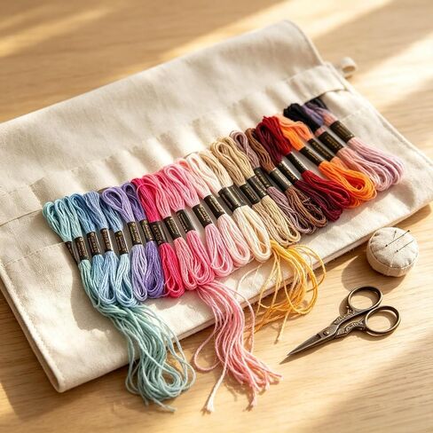 190 Skeins Rainbow Color Embroidery Floss Friendship Bracelet String Cross Stitch Embroidery Thread Cotton Floss Bracelet Yarn, Craft Floss in Saudi Arabia