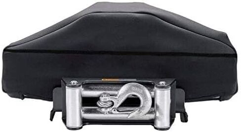 Winch Cover,Heavy Duty UV-resistant Waterproof Winch Protective Cover with Drawstring,Indoor/Outdoor Winch Accessories,Weather Resistant Dust Cover for Electric Winches up to 12000Lbs in Kuwait