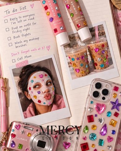 Bedazzle Everything Self Adhesive Gem Stickers 10 Sheets Large Chunky Jewels for Crafts, Adhesive Rhinestones in Saudi Arabia